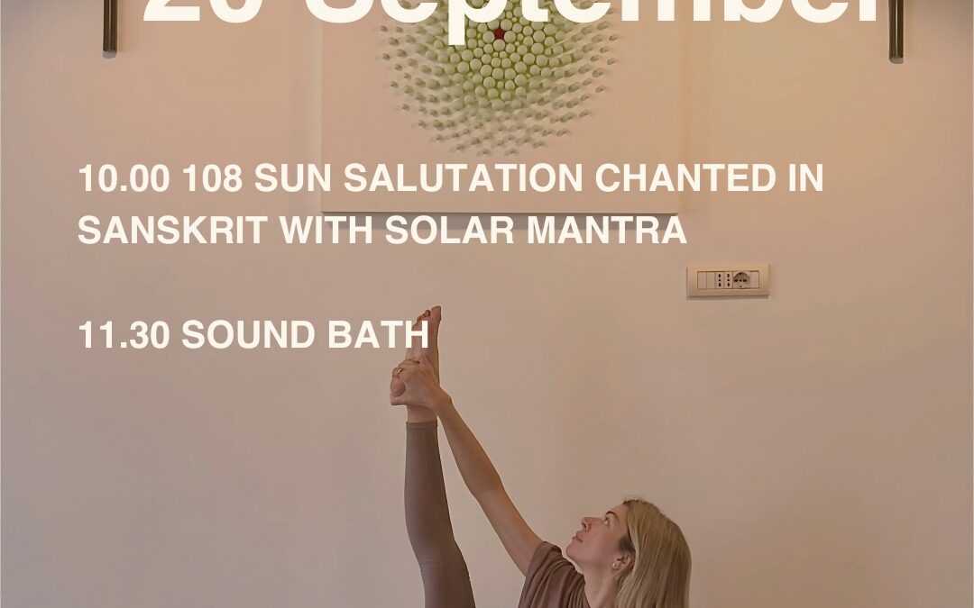 108 saluti al sole e bagno sonoro