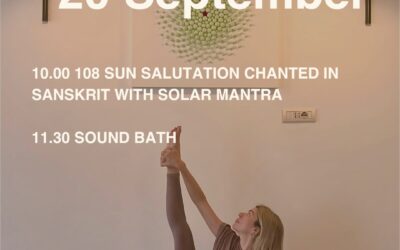 108 saluti al sole e bagno sonoro