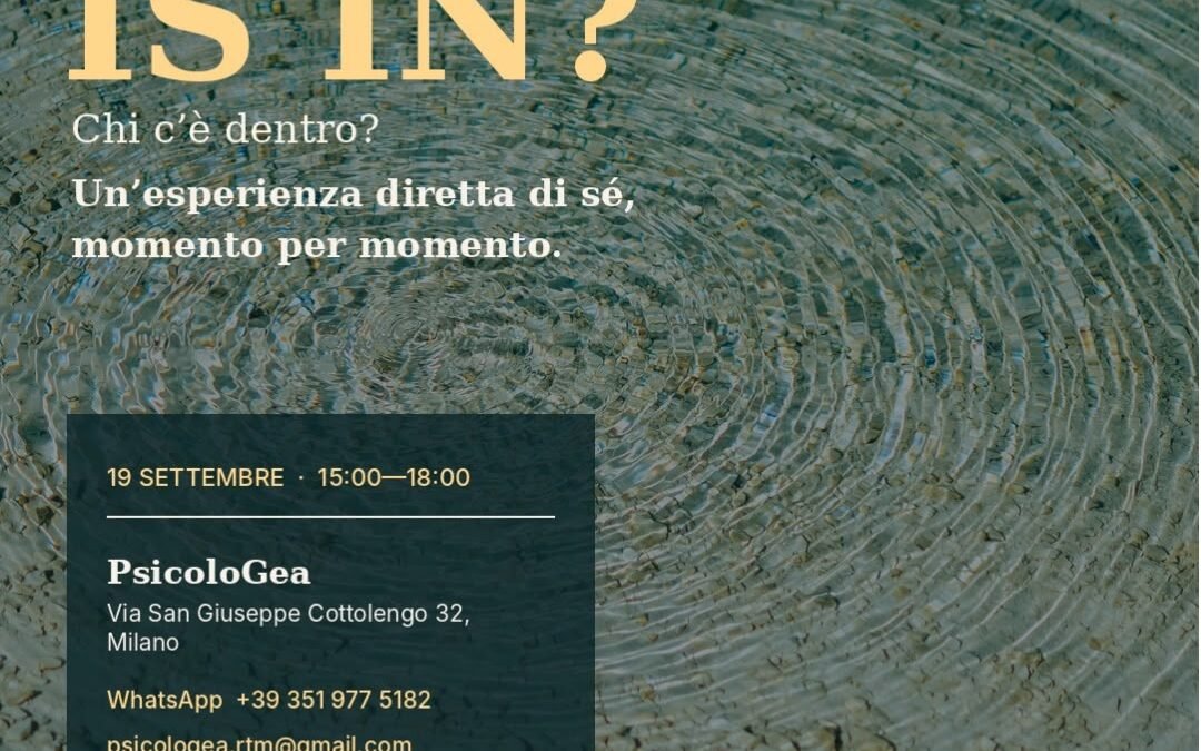 Who is in?